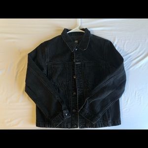 Marithé François Girbaud Black Jean Jacket